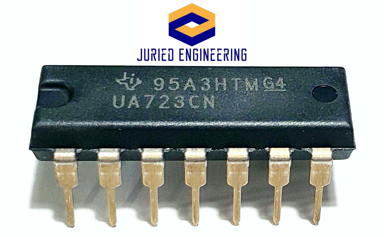 2PCS UA723CN UA723 (Direct Replacement LM723CN LM723) + Machined Sockets