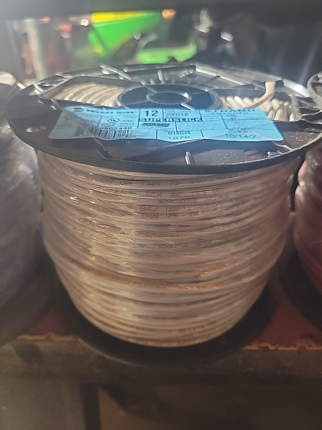 ENCORE WIRE SUPER SLICK 106100802440 500 SP WHITE