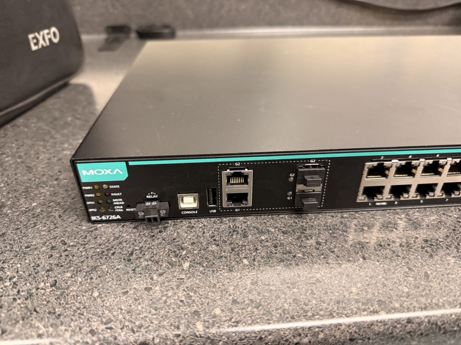 MOXA IKS-6726A-2GTXSFP-HV-HV-T Industrial Ethernet Switch x24 Port