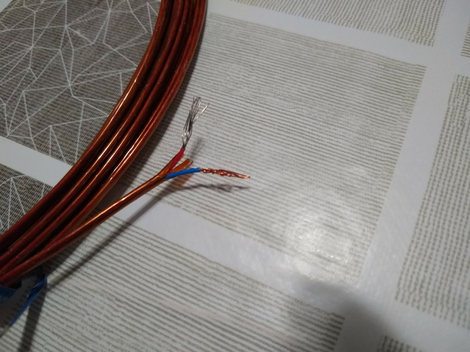 Thermocouple Wire – T Type, Duplex Insulated