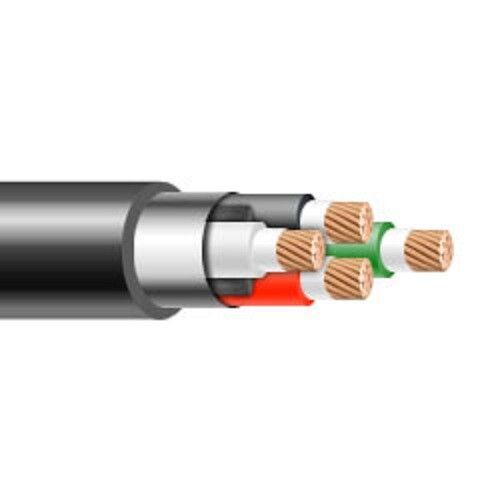 24025 25′ 2/4 Wire Cord SOOW , Rubber Coated, 2 Gauge, 4 Conductor, 600V