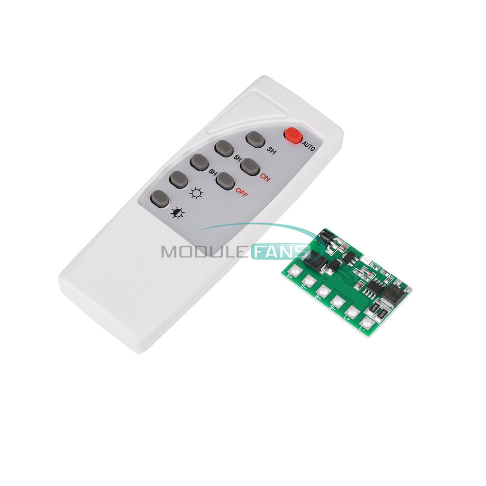 6.4V 7.4V 11.1V 12V Solar Street Light Driver Control Board + Remote Controller