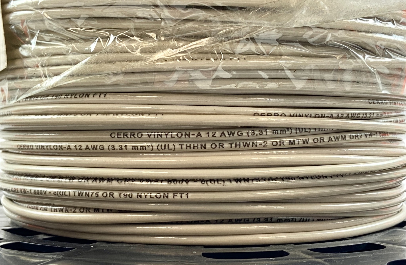 Cable Wire Annealed Copper Nylon Jacket White 12 AWG 600V THHN/THWN-2