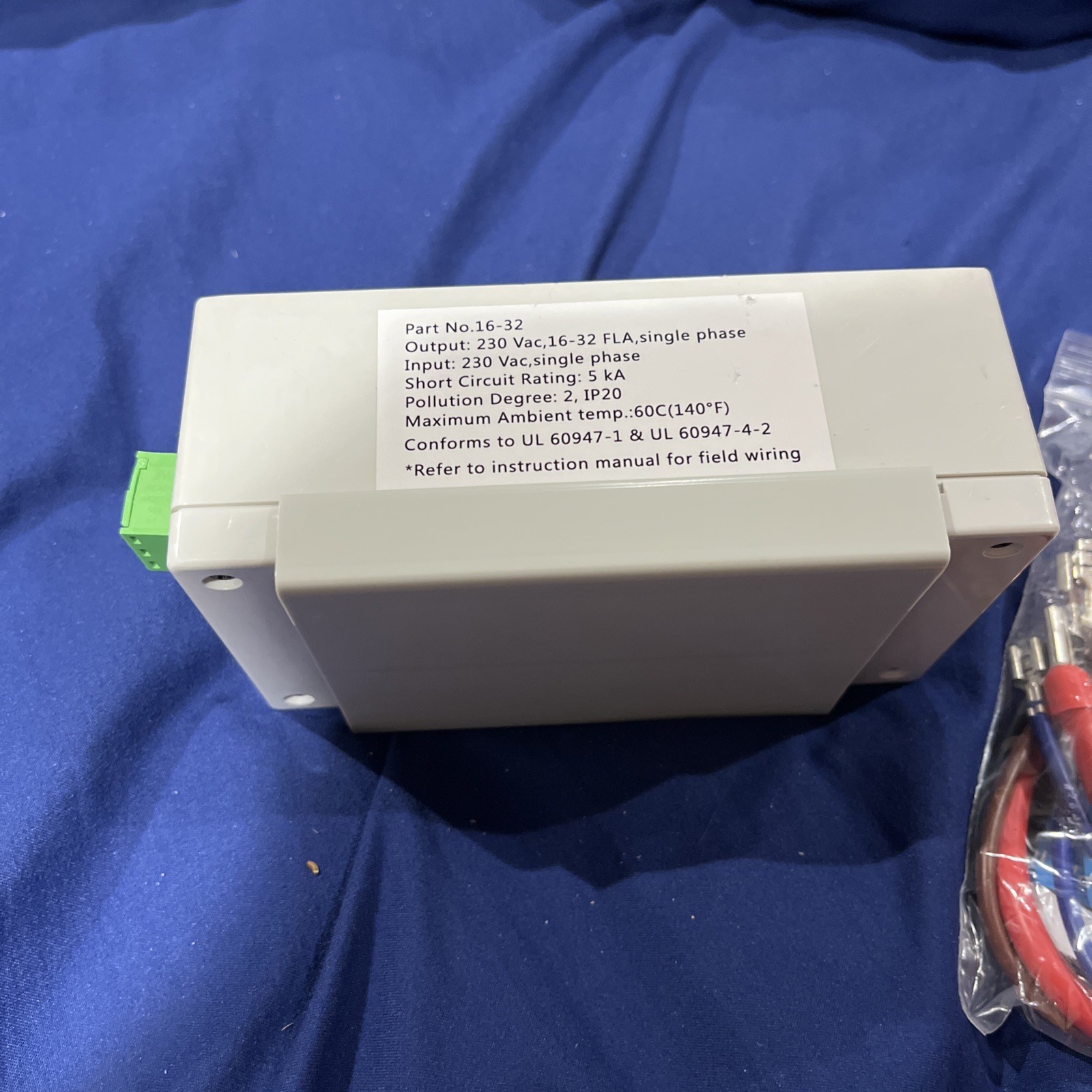 16-32A AC Soft Starter Motor Protection for Utility and/or Generator Power 230V