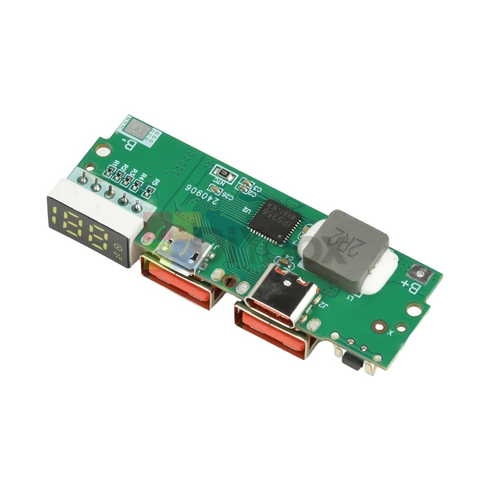 22.5W Fast Charging Power Bank DIY Module 3.7V Li-ion Circuit Board PD/QC/VOOC