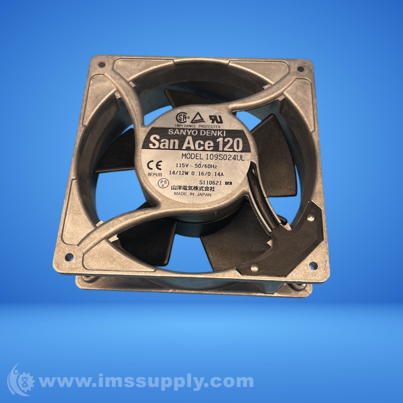 Sanyo Denki 109S024UL AC Fan USIP