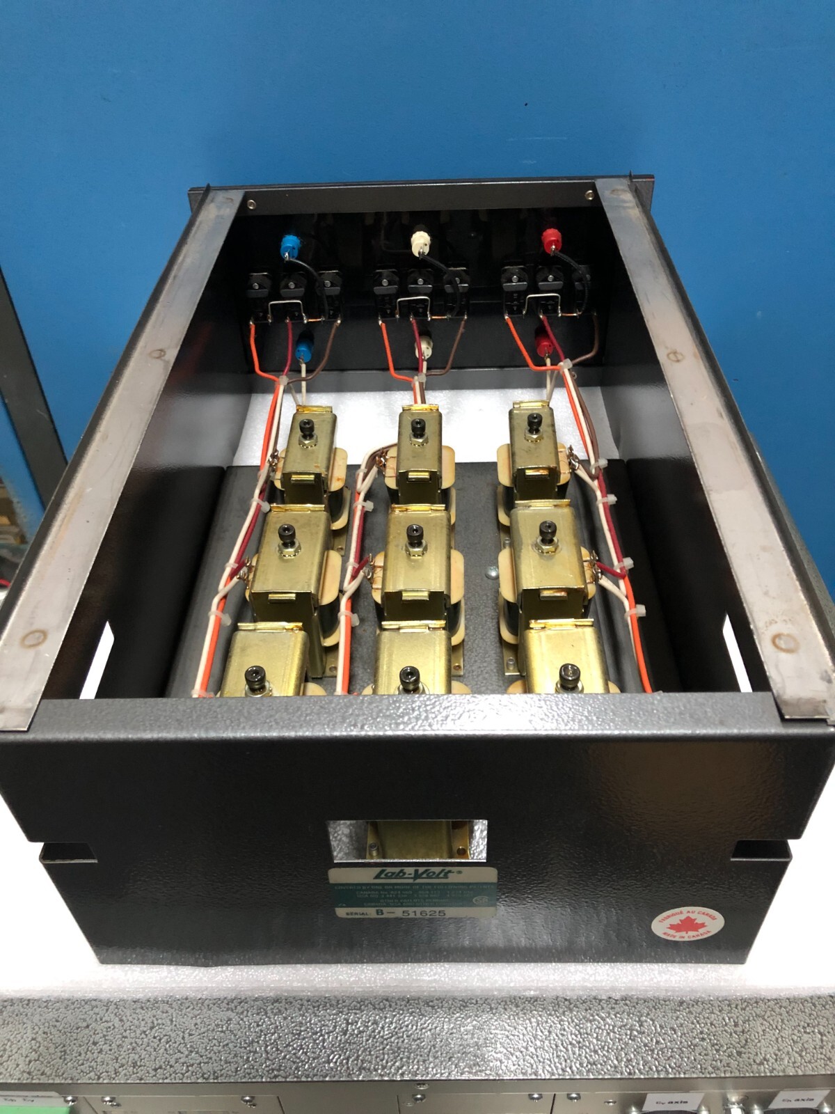 Lab-Volt 8321-0A Inductive Load, 252 var, 240V, 50 Hz, Accuracy: +/- 5%, Q = 10