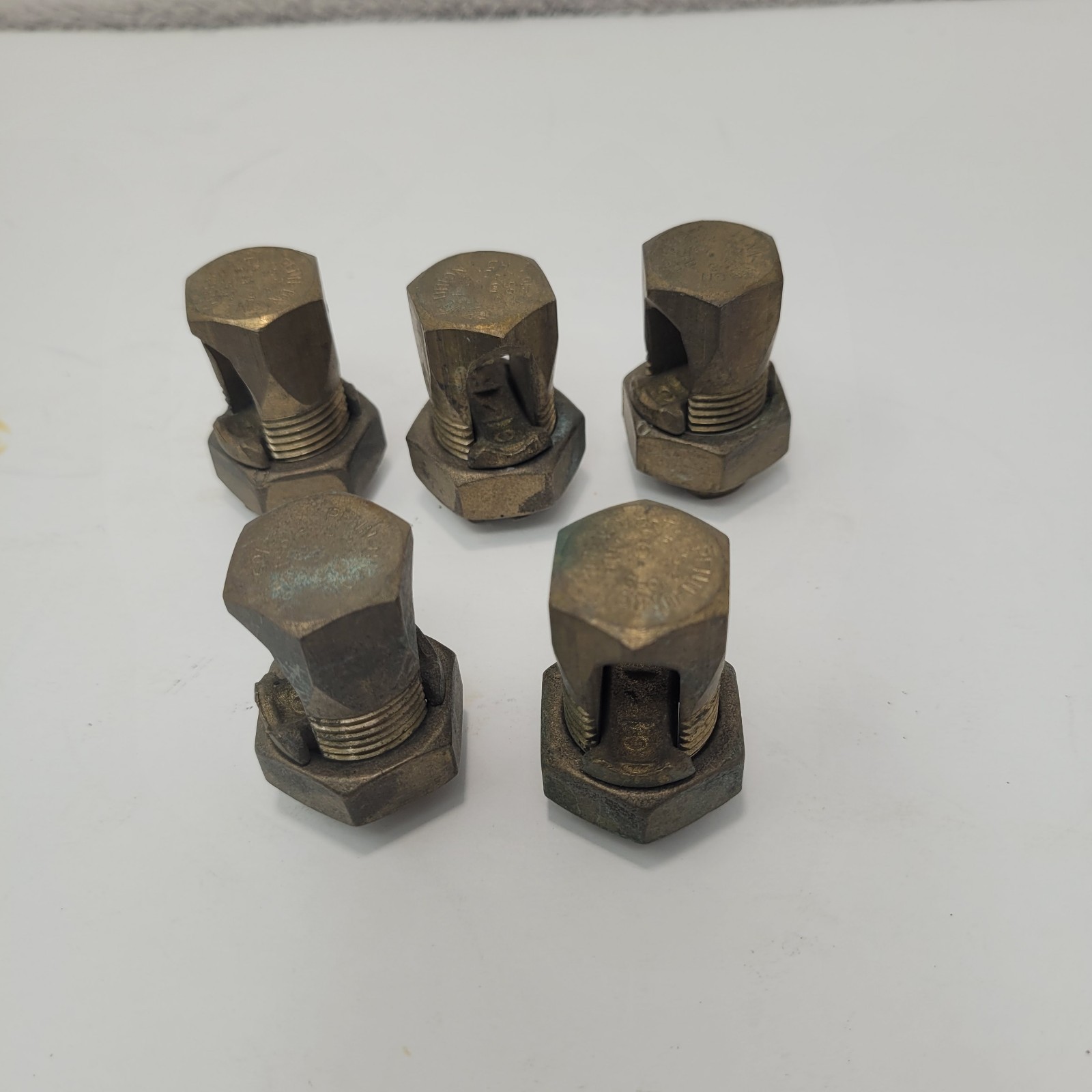 Penn-Union S-2/0, 2/0 AWG Run, 14 AWG Tap, Copper, Split-Bolt Connector, (5 pc)