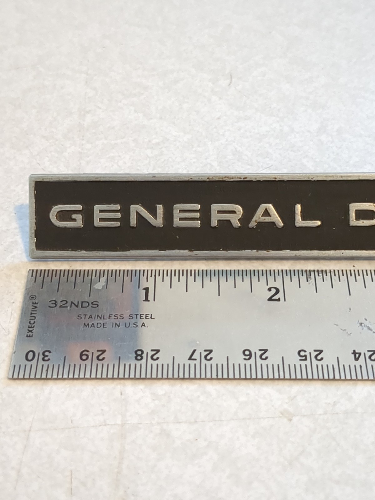 General Dynamics Electronics 8.5″ Metal Badge Emblem Logo