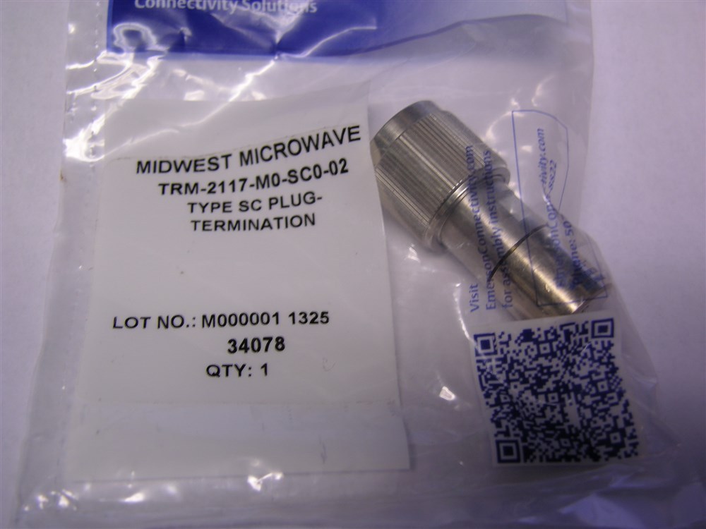 1 Midwest Microwave TRM-2117-M0-SC0-02 SC Plug Termination 2W DC-11GHz 50 ohm