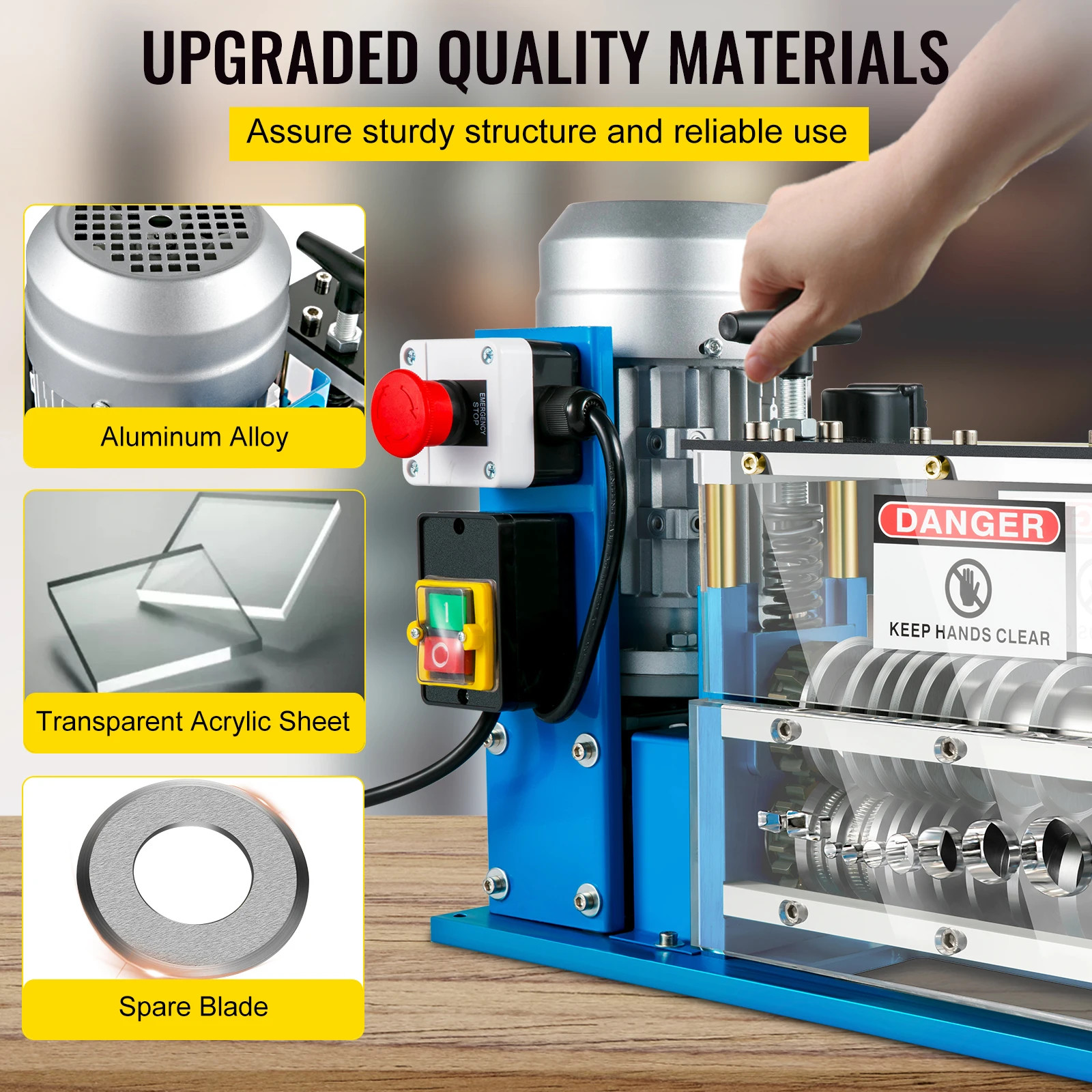 Copper Wire Stripper Multi-Function Electric Wire and Cable Stripping Machine