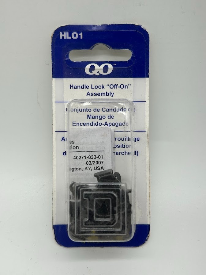 (2)Square D QO 1P, 2P, or 3P Circuit Breaker Handle Lock Off On Clamp HLO1 51772