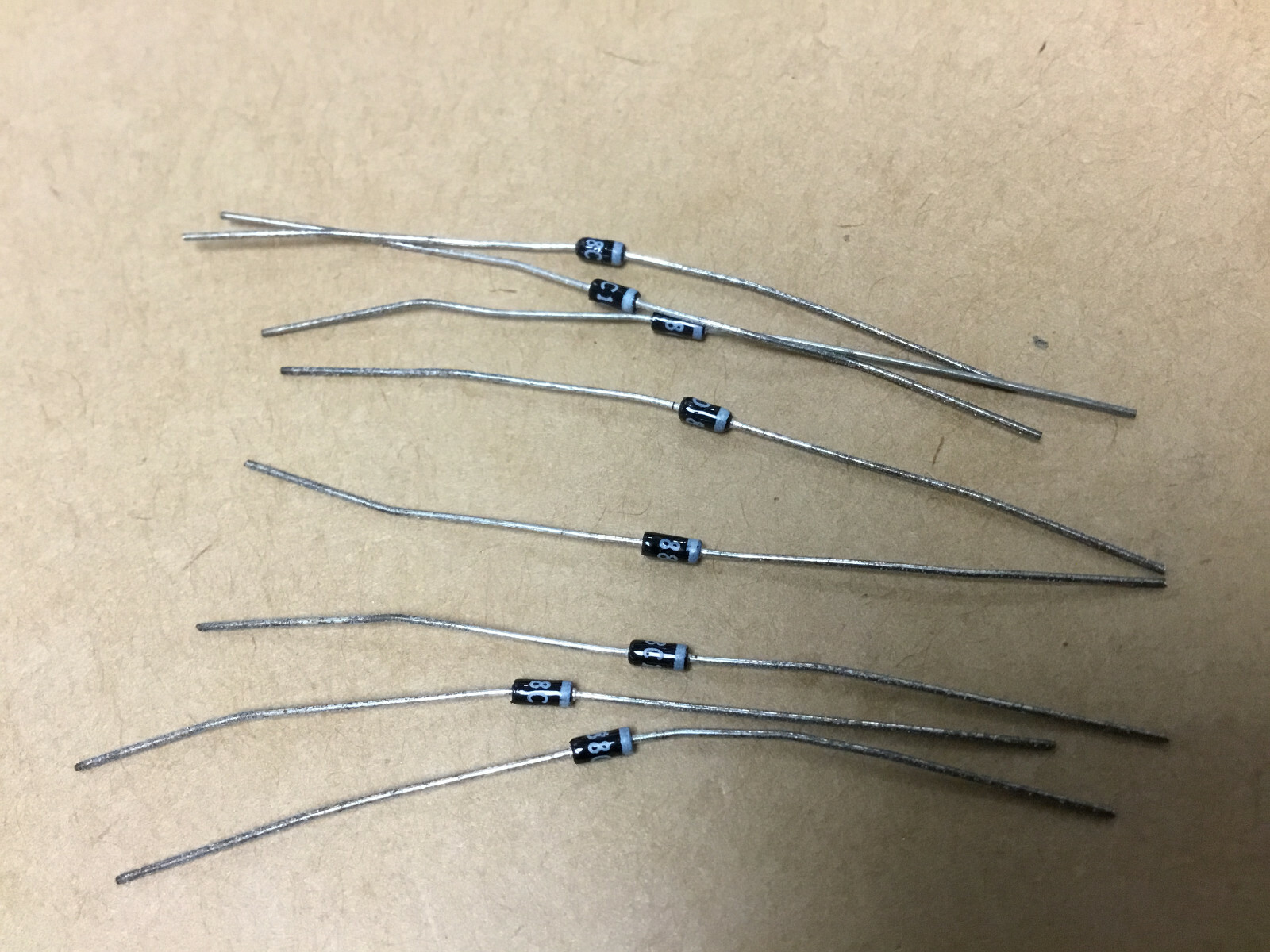 (4 PC) PHILIPS BZY88C10 0.5 Watt Zener Diodes NSN# 5961-00-452-3974