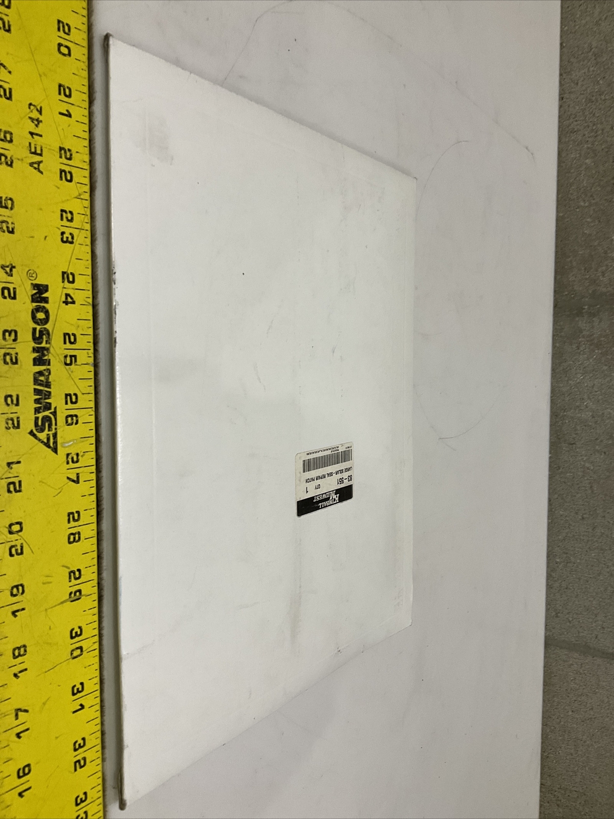 KIMBALL MIDWEST 83-551 SOLAR SEAL PERMANENT REPAIR PATCH 476