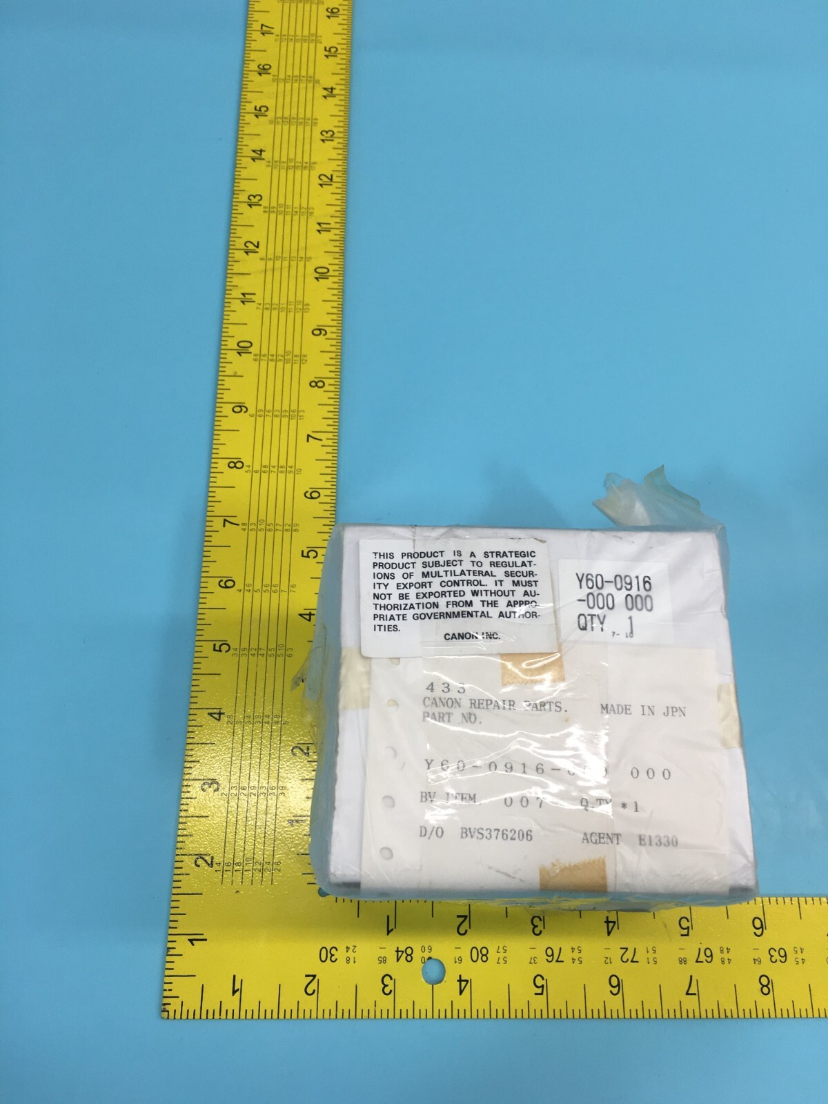 CANON Y60-0916-000 LENS 1ST CONDENSER, 4095258-0001, BVS376206, 122595