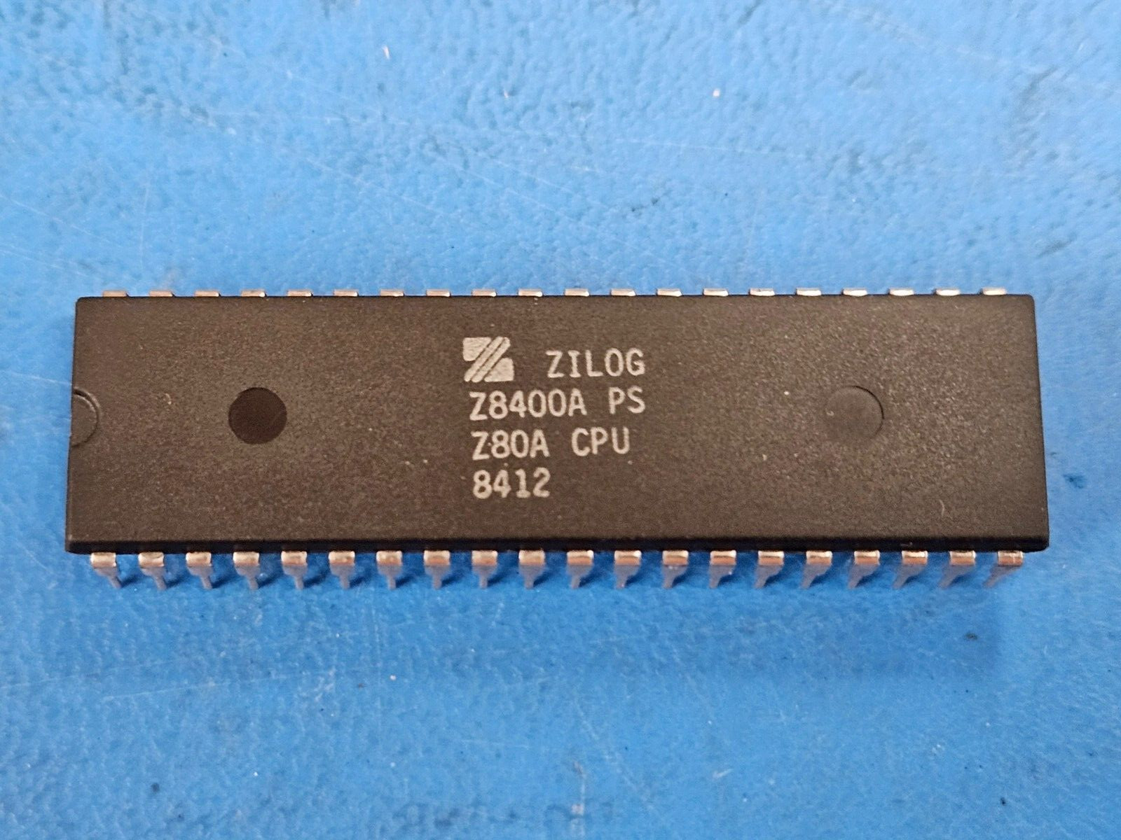 (1 PC) Z8400APS(Z80A-CPU) (Z80-CPU) ZILOG Microprocessor 8-Bit 4MHz NMOS PDIP40