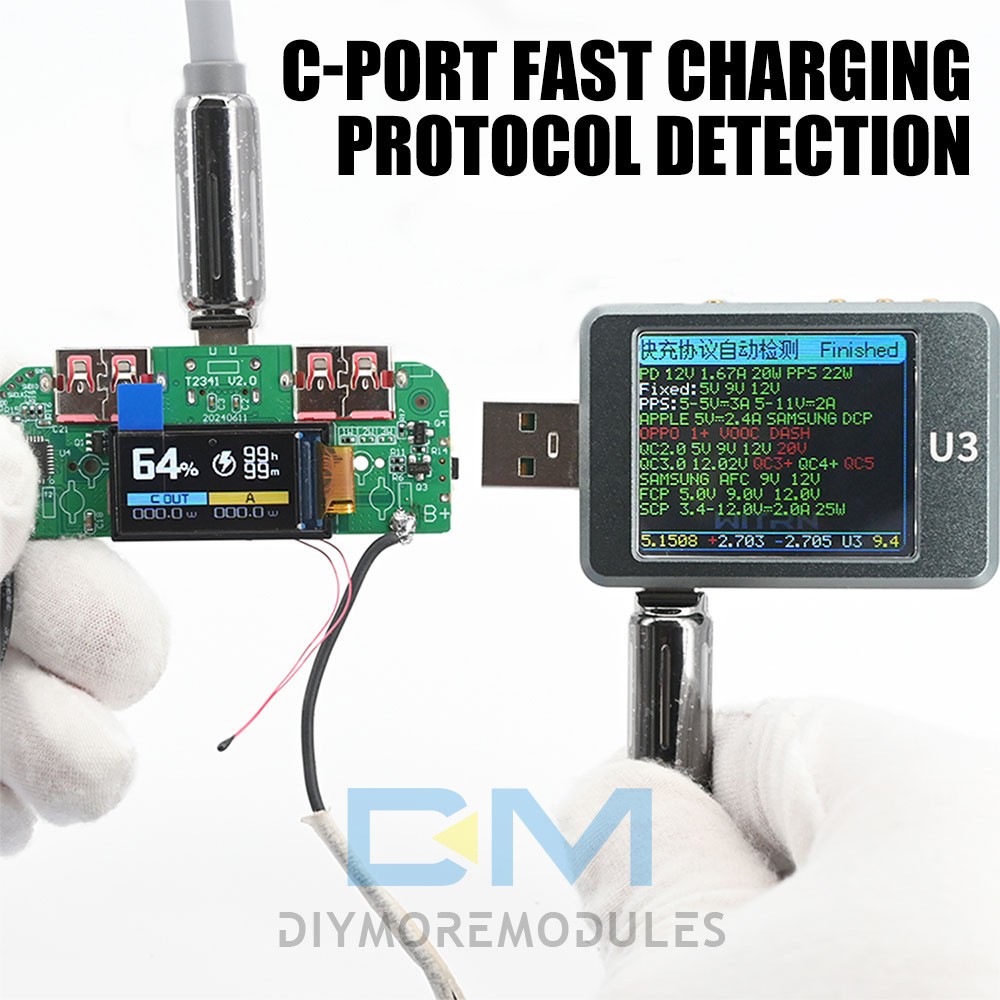 22.5W Fast Charging Module Mobile Power Bank Motherboard Board Multi-protocol