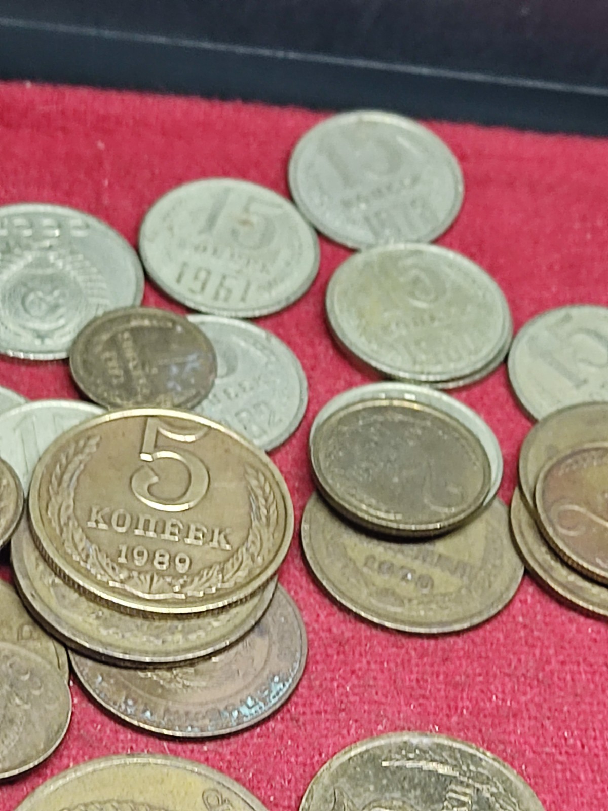 Komeek, lot of coin from CCCP,20, 1′, 5, 3, 2, 1 K, C060