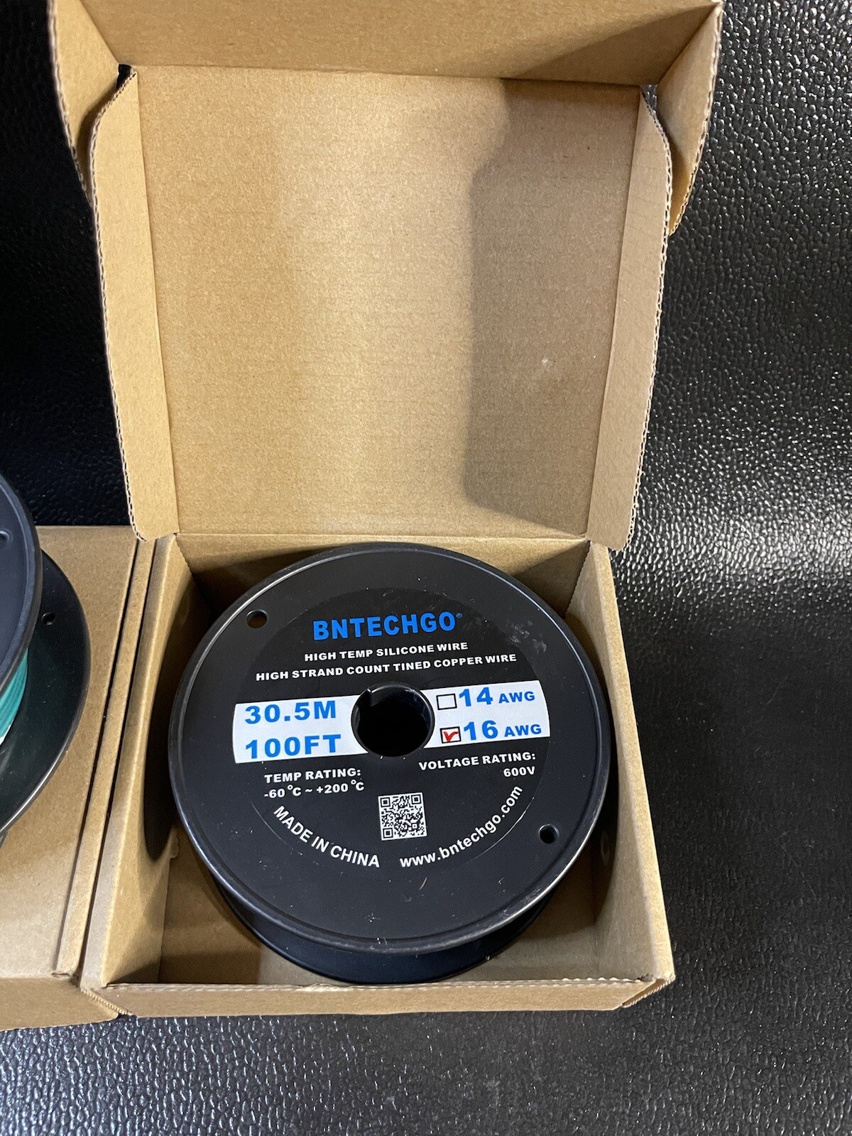 Silicone Wire 16 Gauge Spool 100 ft Green Flexible 16 AWG Lot Of 4 New BNTECHGO