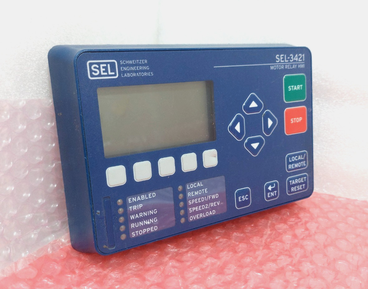 SEL-3421 Motor Relay HMI Schweitzer Engineering Laboratories SEL 3421