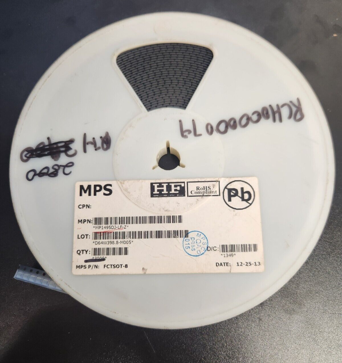 (20 PC) MP1495DJ-LF-Z MPS IC REG BUCK ADJ 3A TSOT23-8