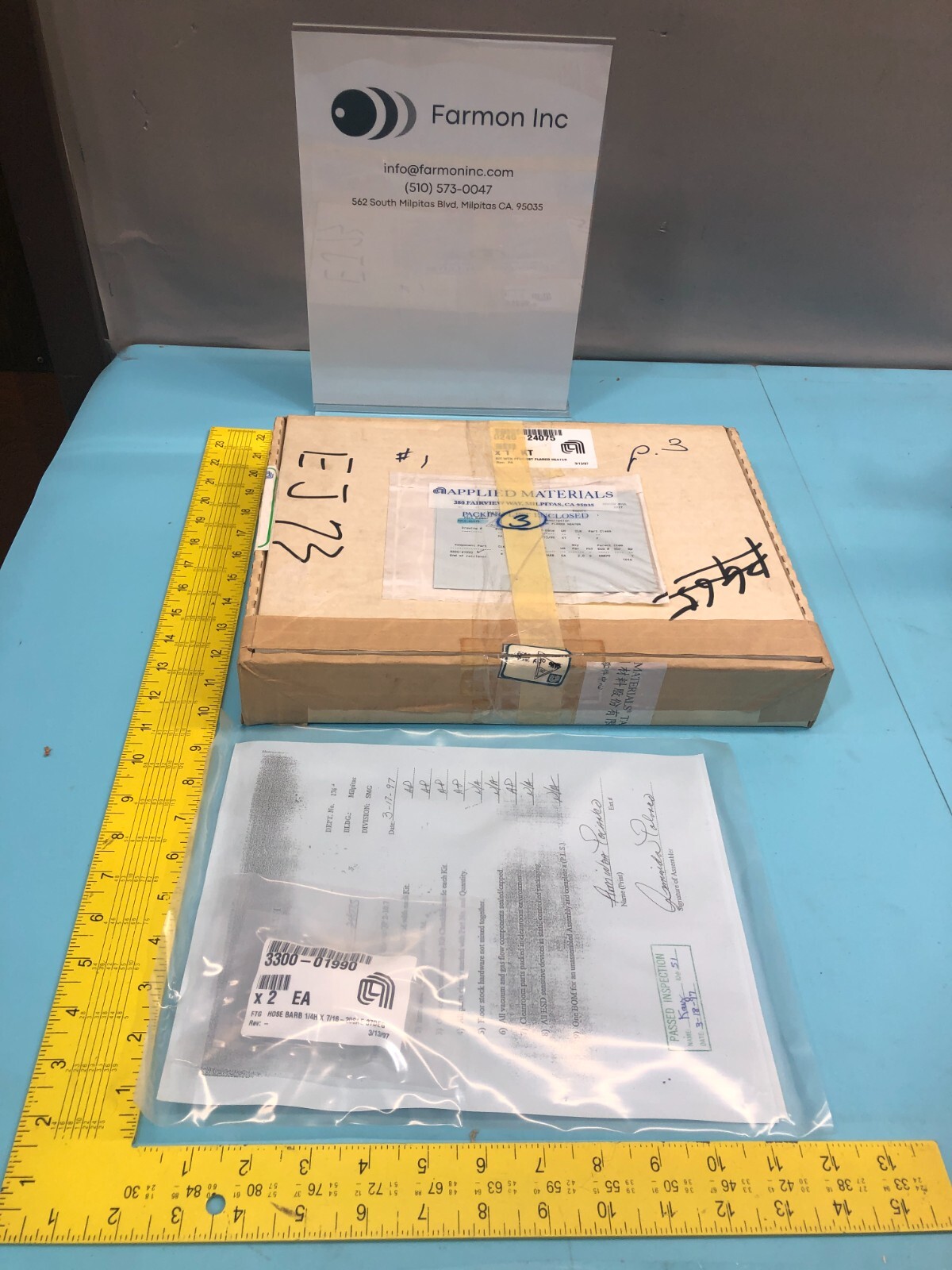 AMAT 0240-24075 KIT TTR FTGS SST FLARED HEATS, 161175