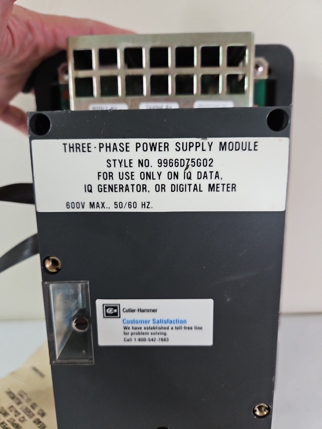 Westinghouse IQ Data Three Phase Power Supply Module 2D78533G03 Culter-Hammer