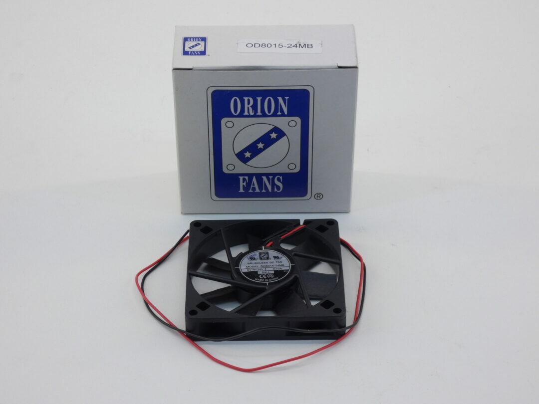 Orion Fans OD8015-24MB Brushless DC Fan 80mm x 80mm x 15mm 24VDC – NEW Surplus!