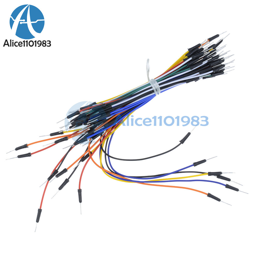 1/2/5/10PCS 65pcs Male to Male Flexible Solderless Breadboard Jumper Wires Cable