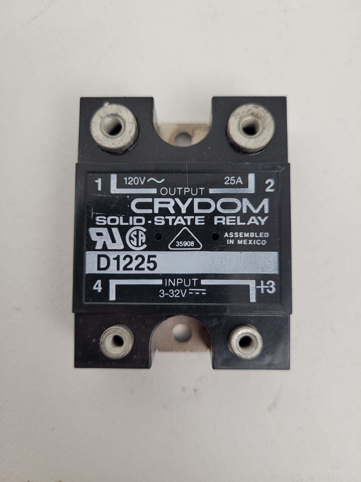 D1225 Crydom 120V 25A Solid State Relay – Next Day Option