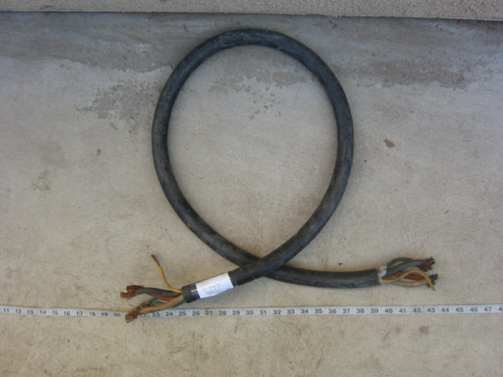 Royal Electric G-GC SOOW #4/3 + #8/3 21’/6′ Cable, Used