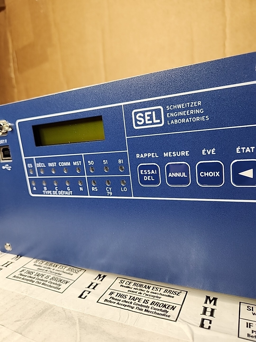 SCHWEITZER SEL-351 DIRECTIONAL OVERCURRENT RECLOSING PROTECTION SYSTEM *READ*