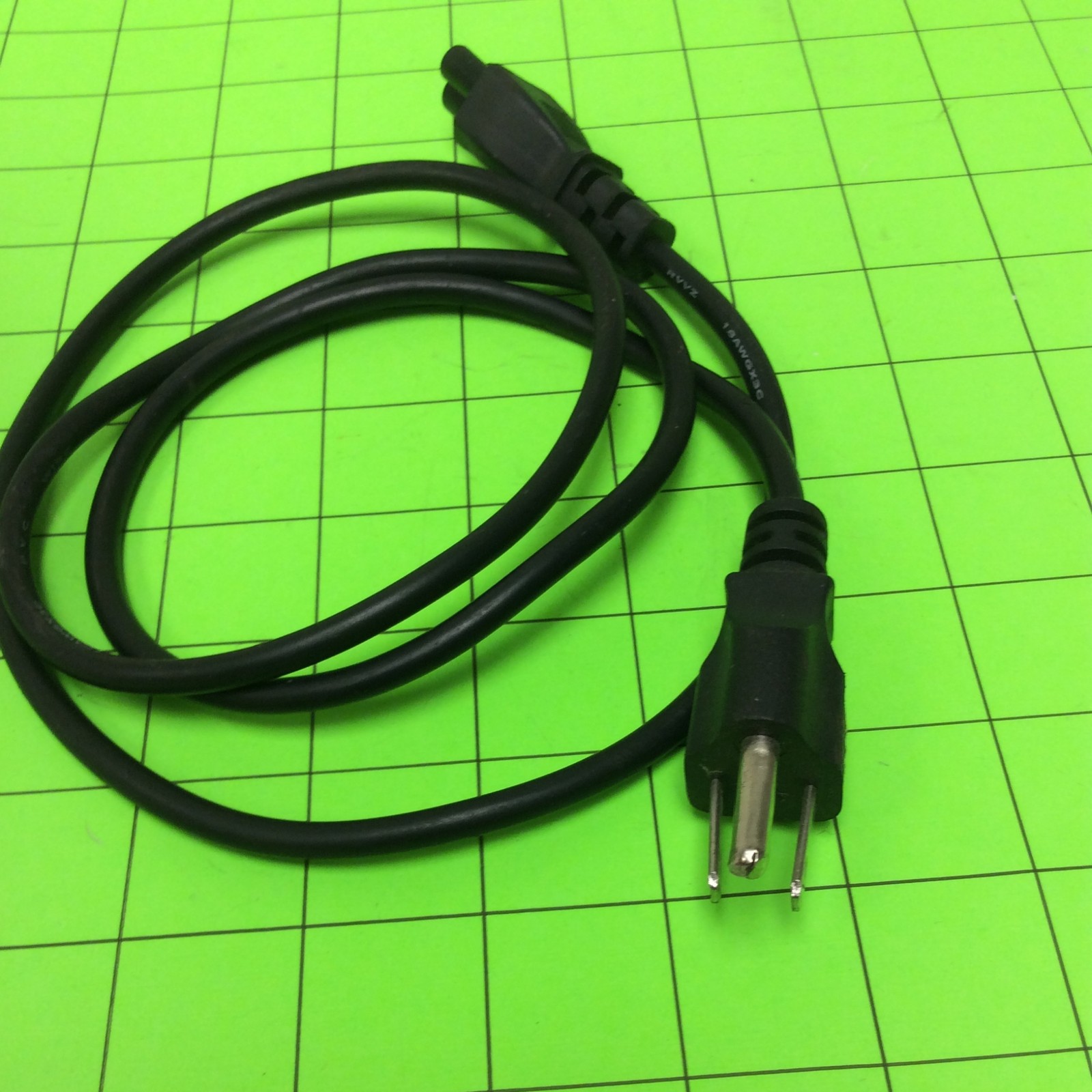 3FT 3 Barrel AC Power Cable Cord