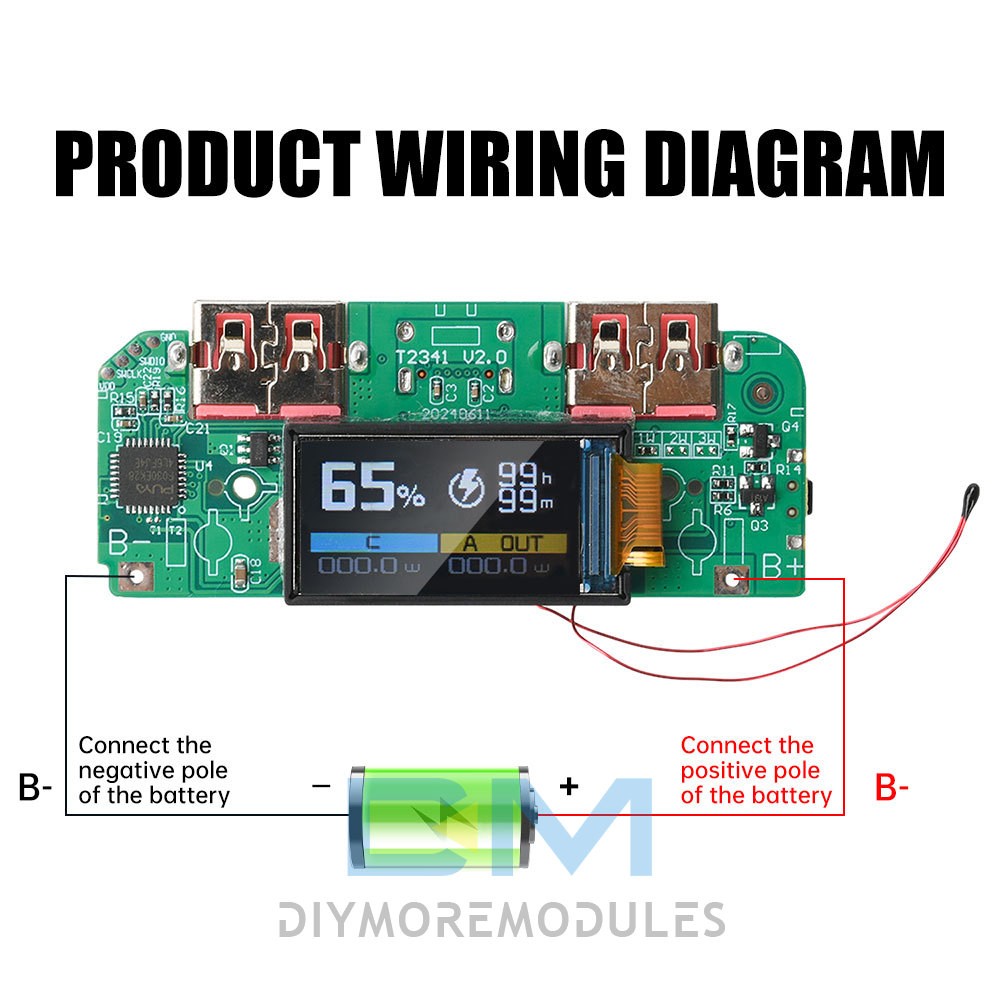 22.5W Fast Charging Module Mobile Power Bank Motherboard Board Multi-protocol