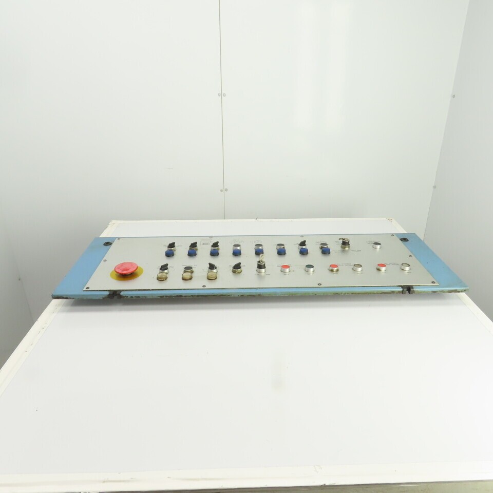 Sinico Operator Control Panel W/ E-Stop, Selector & Push Switches Indicators