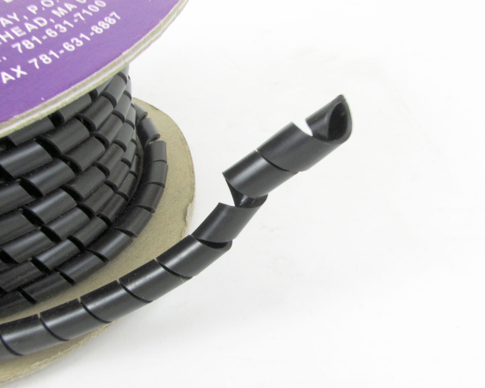 Heli-Tube HT3/8UR Spiral-Cut Cable Wrap O.D. 3/8″ Length 25 Ft