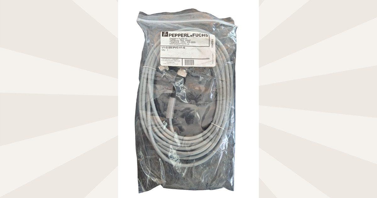 Pepperl+Fuchs Connection Cable 114701 V1-G-5M-PVC-V1-G
