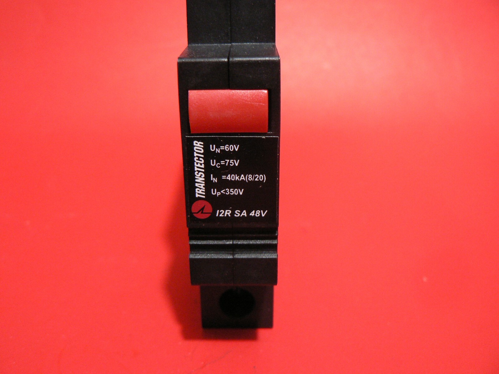 TRANSTECTOR I2R SA 48V 1102-014-38-2 SINGLE MODE DIN RAIL DC SURGE PROTECTOR