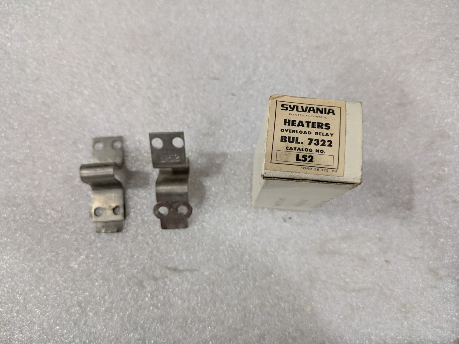 Joslyn Clark Sylvania L52 Bulletin 7322 Overload Relay Heater Element Lot of 2