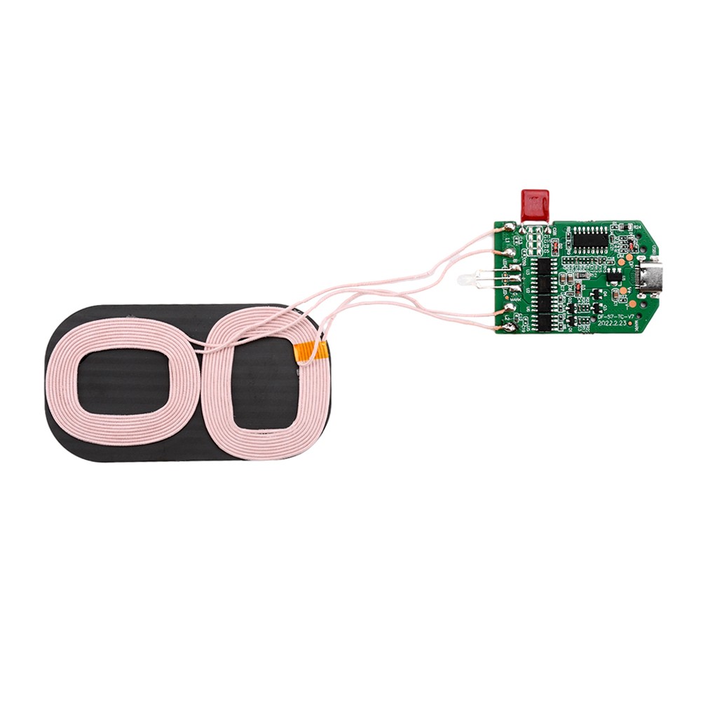 2x Dual Coil 15W Wireless Charger Transmitter Module Fast Charging Board DIY USA