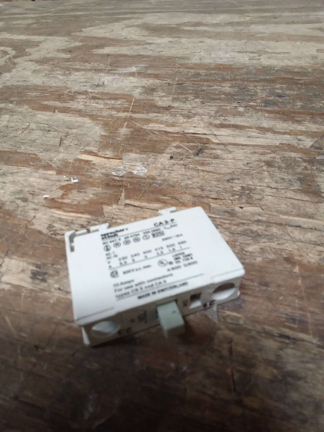 Sprecher + Schuh CA 3-P Normally Open Contact Block F40