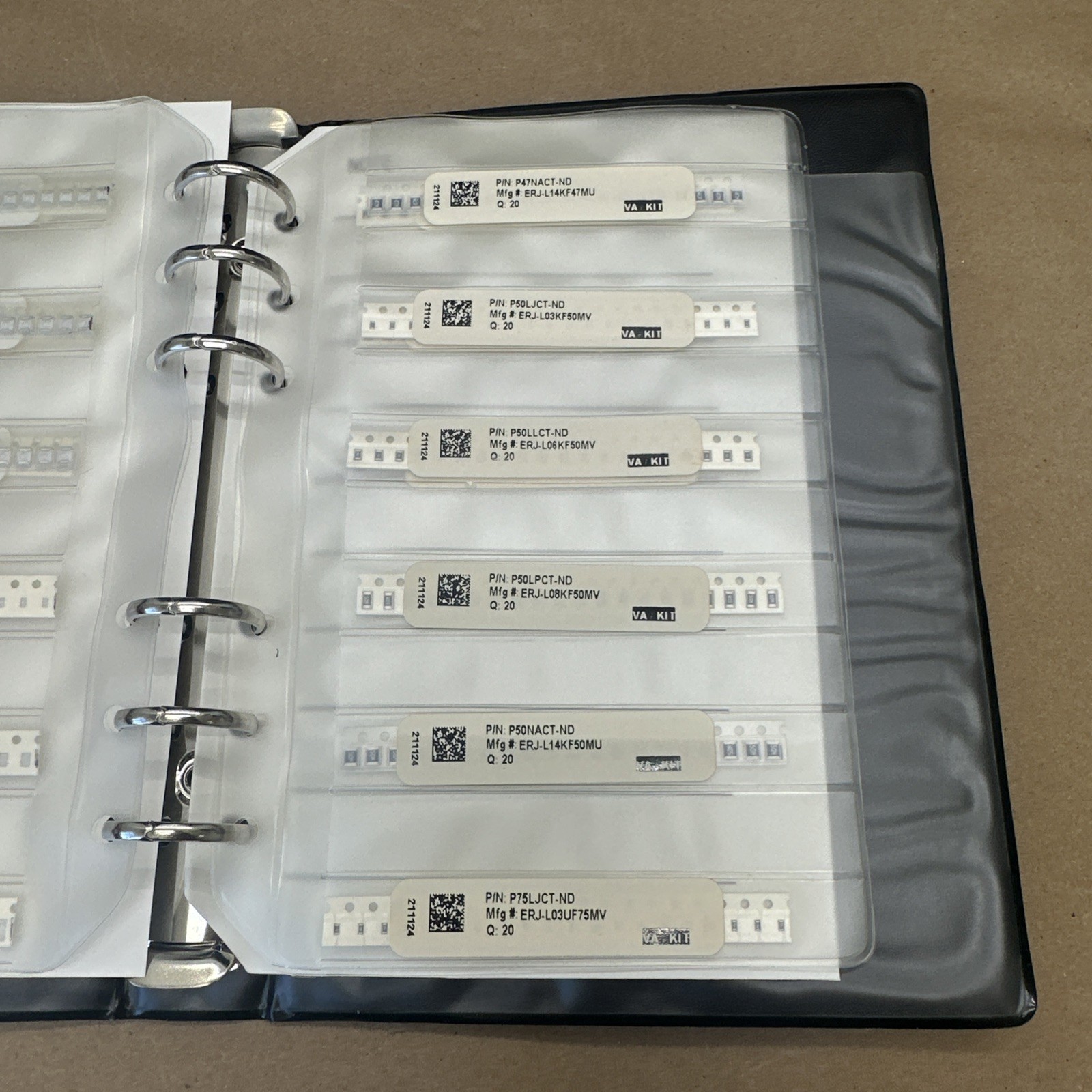NEW SURPLUS- Digi-Key Panasonic ERJ1-KIT-ND Resistor Kit 0.02-0.1 (420pcs) 🇺🇸