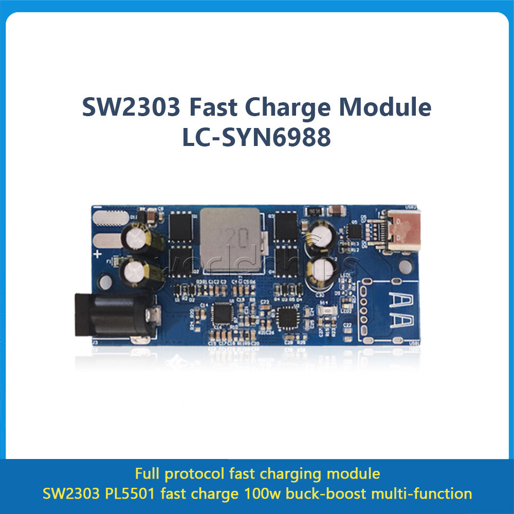 Full Protocol Fast Charging Module SW2303 PL5501 100W Buck-boost PD Module