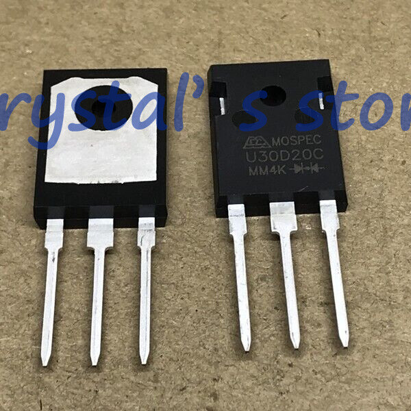 1PCS U30D20C TO-3P 30A GLASS PASSIVATED DUAL SUPEFAST RECTIFIER