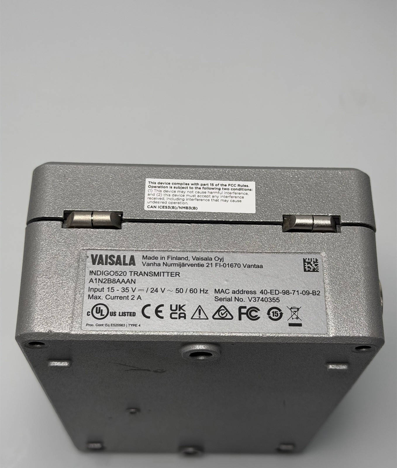 Vaisala INDIGO520 Industrial Transmitter INDIGO520 A1N2B8AAAN