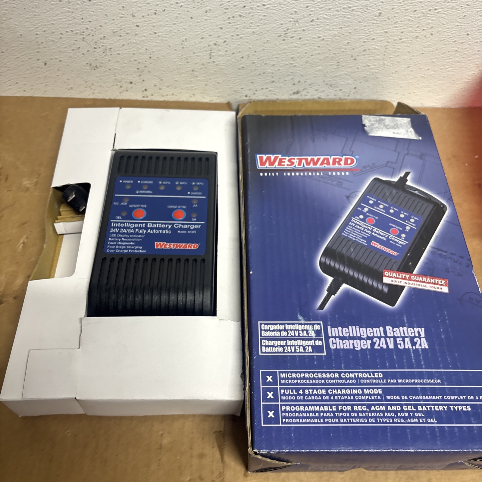 Westward 5Rxf0 Intelligent Electronic Switching Chrgr, Ext Charging #S5