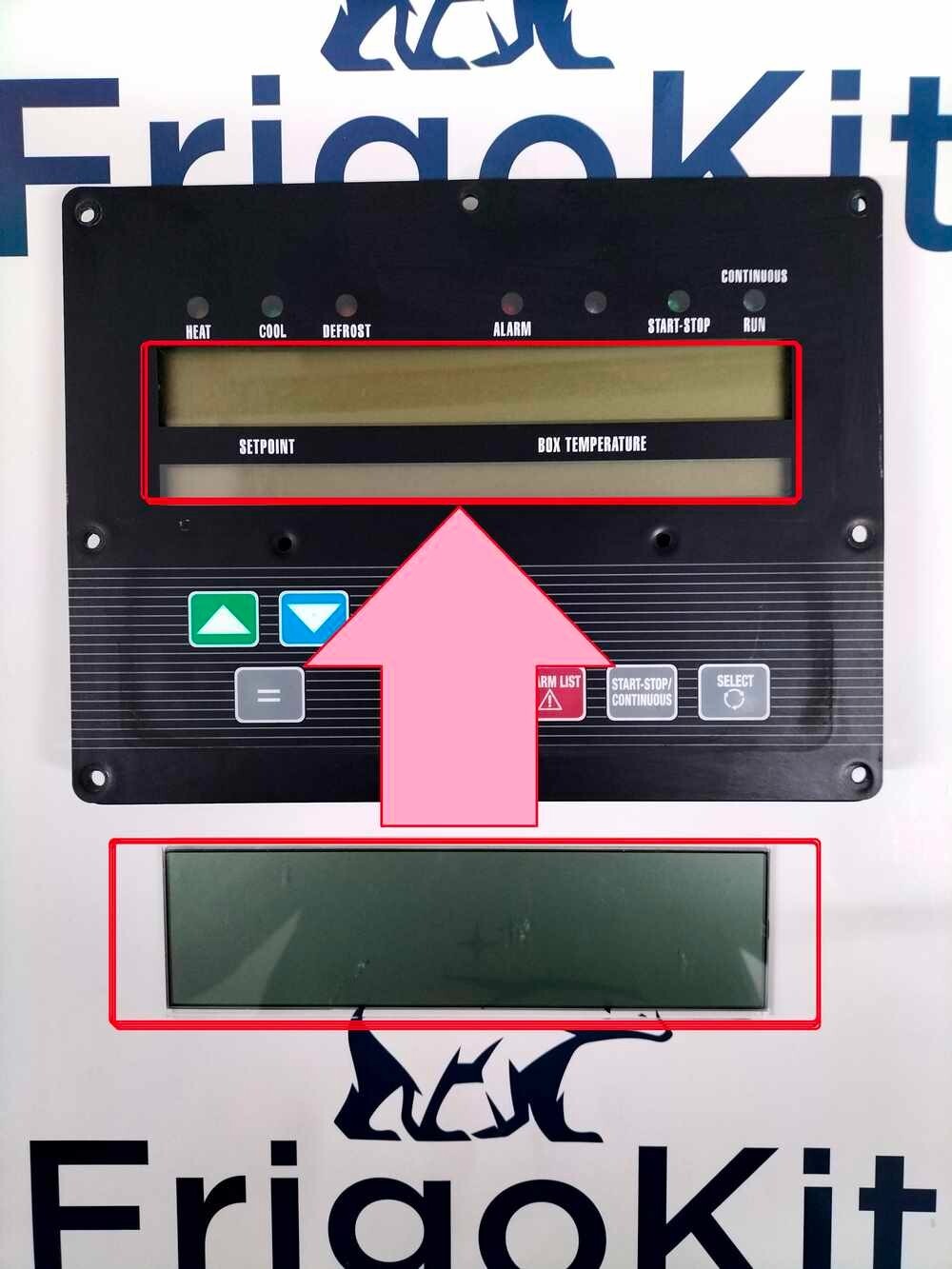 TRP 91-00312-02 LCD DISPLAY for Carrier Transicold VECTOR control panel ONLY LCD