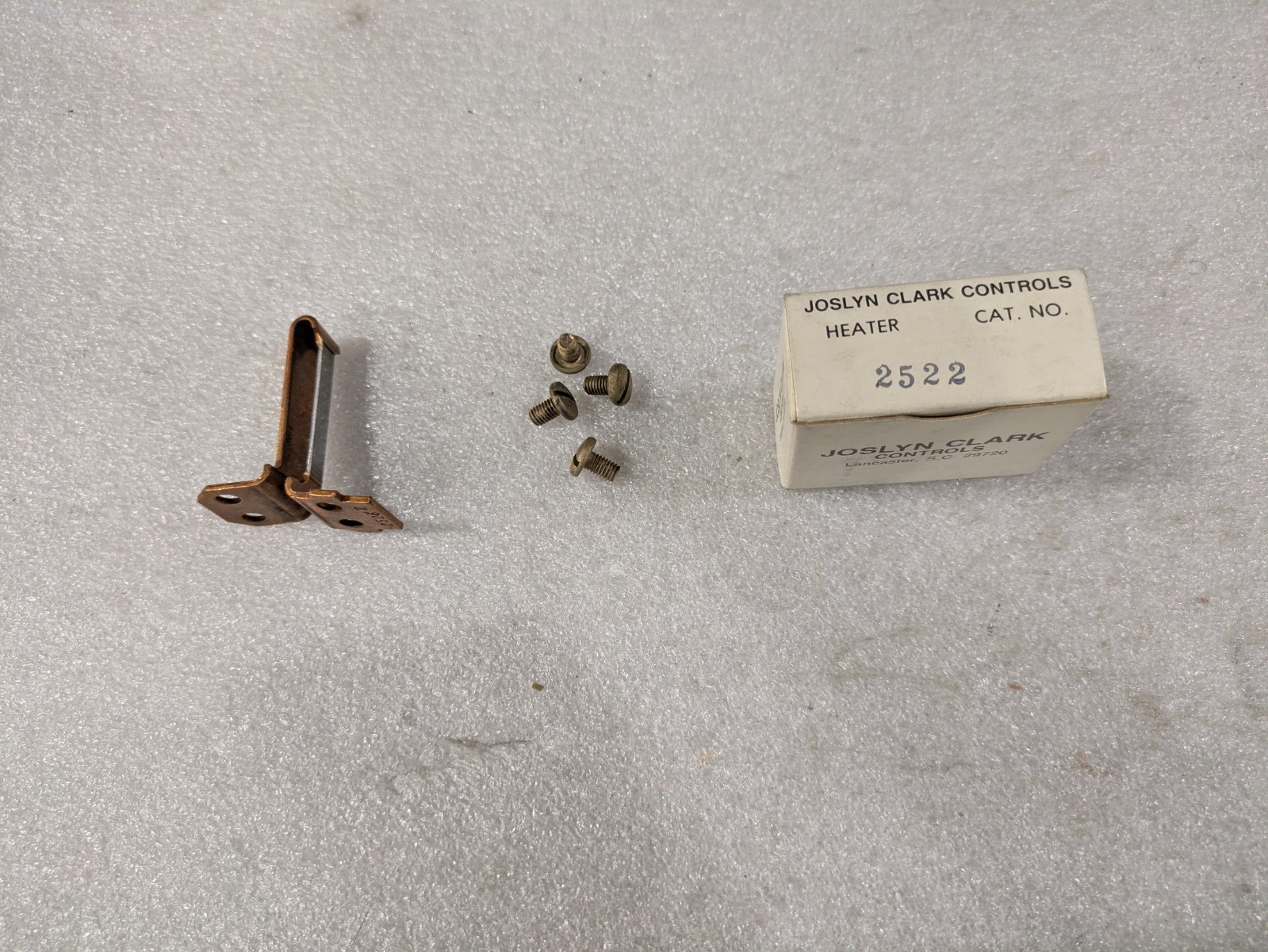 Joslyn Clark Sylvania 2522 Thermal Overload Relay Heater Element Motor Starter