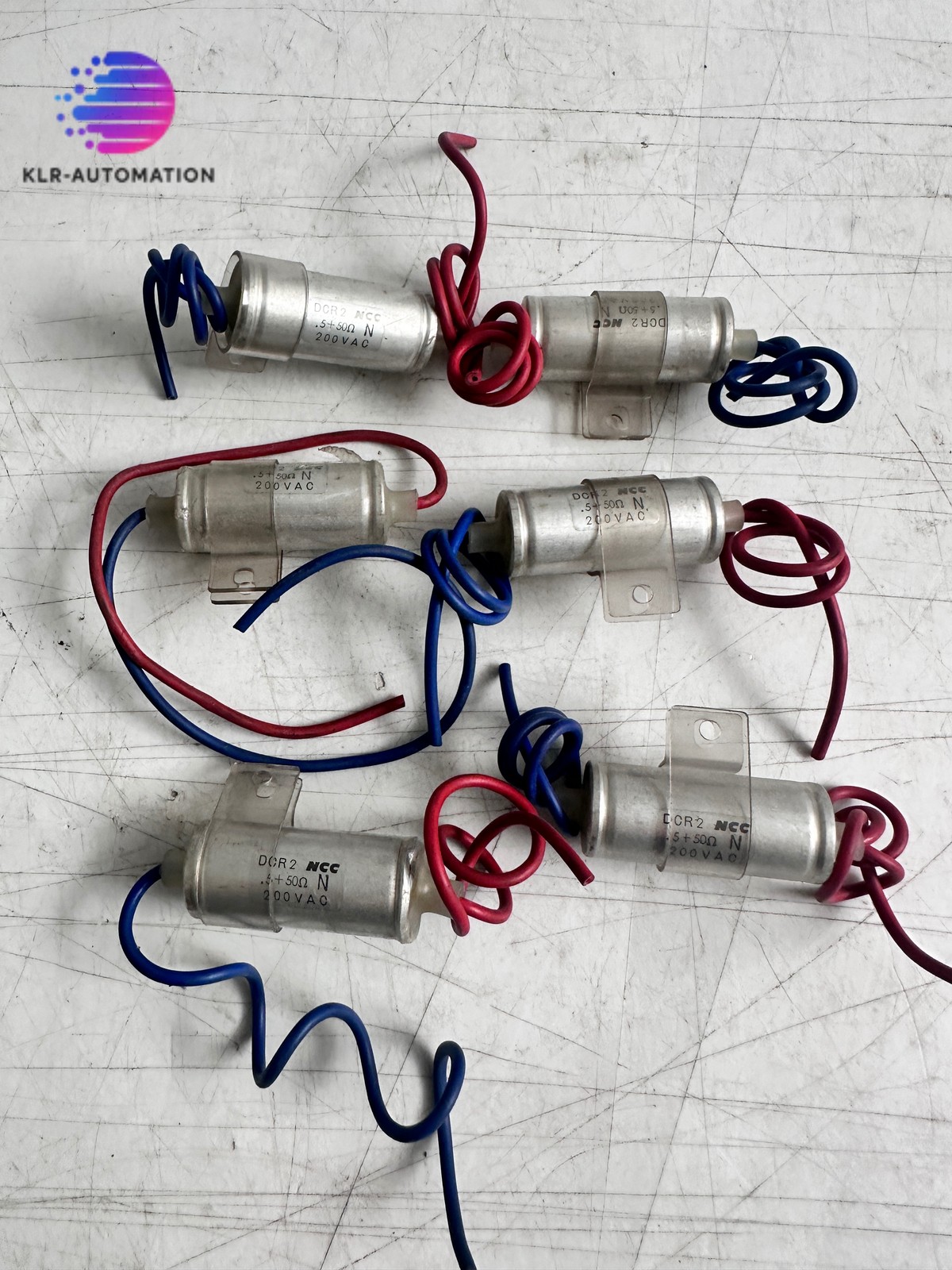 NCC DCR2 Capacitor 200V 50 Ohm x6pc