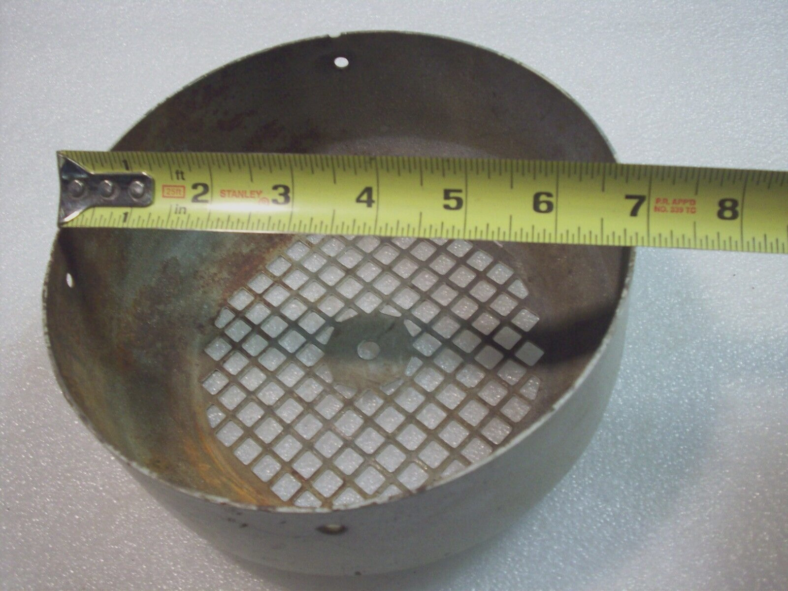 Electric Motor tin cover Unknown brand 6-3/4″ ID 2-13/16″ deep